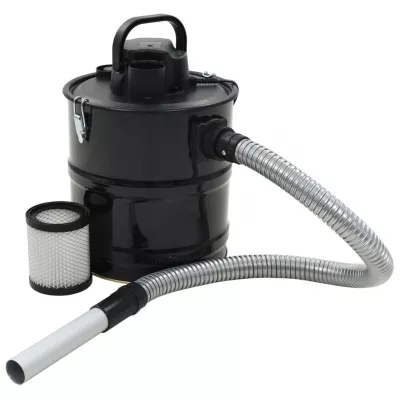 Aspirator pentru cenușă cu filtru HEPA, 1000 W, 20 L, negru