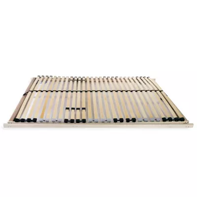 Bază de pat cu șipci, 28 șipci, 7 zone, 100 x 200 cm