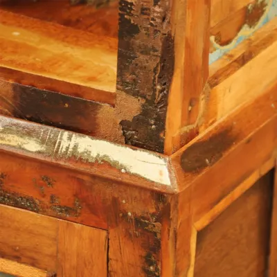 Bibliotecă din lemn reciclat vintage