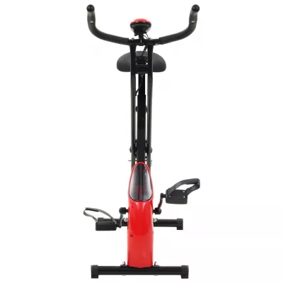 Bicicletă magnetică X-Bike cu măsurare puls, negru și roșu