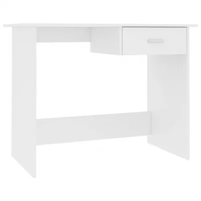 Birou, alb, 100 x 50 x 76 cm, PAL