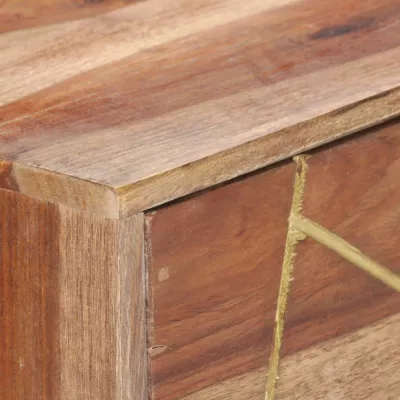 Birou de scris cu sertare, 100x55x75 cm, lemn masiv de sheesham
