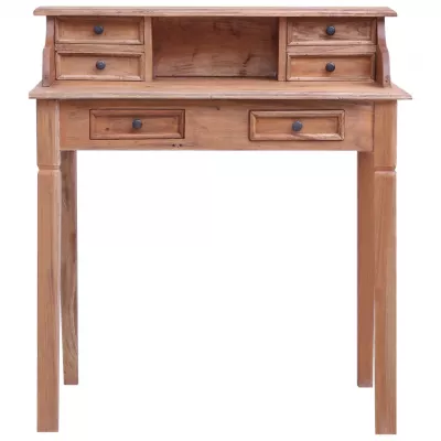 Birou de scris cu sertare, 90x50x101 cm, lemn masiv reciclat