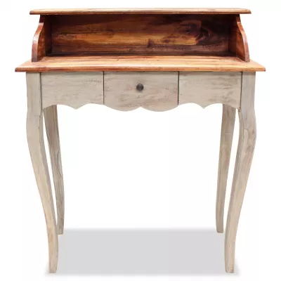 Birou de scris, lemn masiv reciclat 80 x 40 x 92 cm