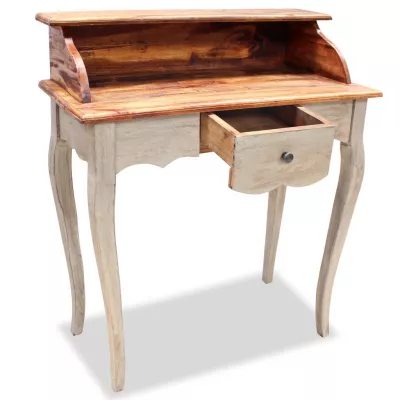 Birou de scris, lemn masiv reciclat 80 x 40 x 92 cm