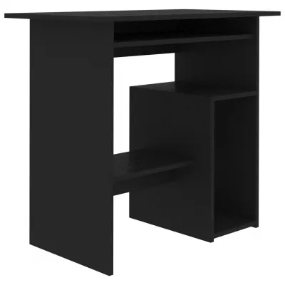 Birou, negru, 80 x 45 x 74 cm, PAL