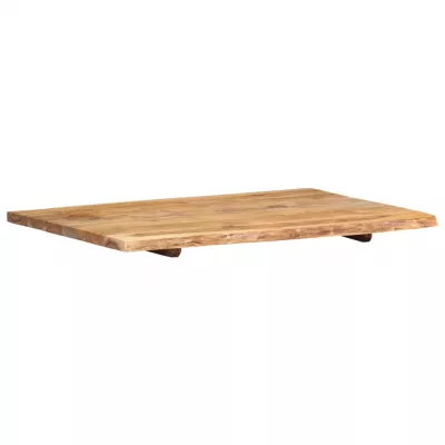 Blat lavoar de baie, 80 x 55 x 2,5 cm, lemn masiv de acacia