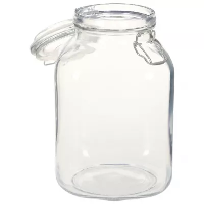 Borcane din sticlă cu inchidere ermetică, 12 buc., 3 L