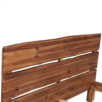 Cadru de pat din lemn masiv de acacia 180 x 200 cm