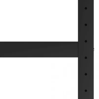 Cadru metalic banc de lucru, 120x57x79 cm, negru și roșu