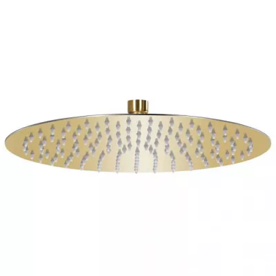 Cap de duș tip ploaie rotund, auriu, 30 cm, oțel inoxidabil