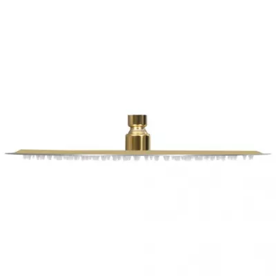 Cap de duș tip ploaie rotund, auriu, 30 cm, oțel inoxidabil