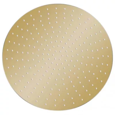 Cap de duș tip ploaie rotund, auriu, 50 cm, oțel inoxidabil