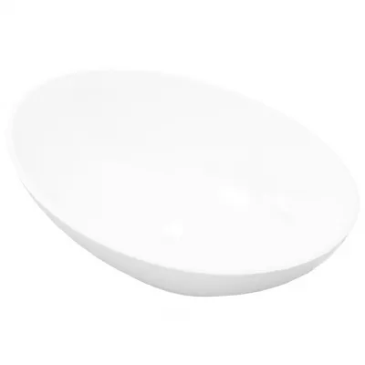 Chiuvetă ovală, alb, 40 x 33 cm, ceramică premium