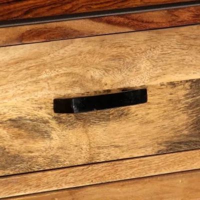 Comodă inaltă, 100x40x175 cm, lemn masiv de sheesham