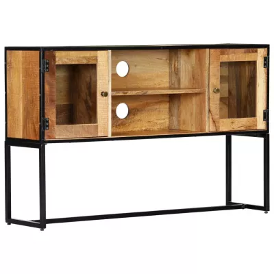 Comodă TV, 120 x 30 x 75 cm, lemn masiv reciclat