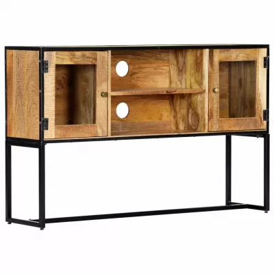 Comodă TV, 120 x 30 x 75 cm, lemn masiv reciclat