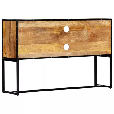 Comodă TV, 120 x 30 x 75 cm, lemn masiv reciclat