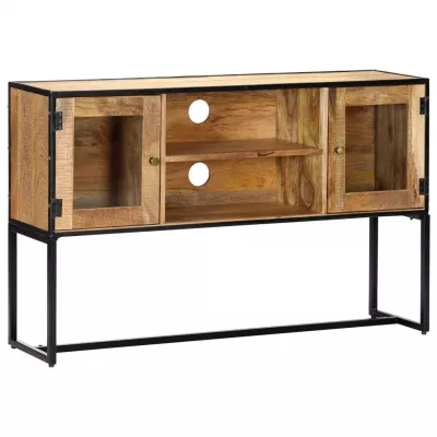 Comodă TV, 120 x 30 x 75 cm, lemn masiv reciclat