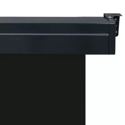 Copertină laterală de balcon, negru, 160 x 250 cm