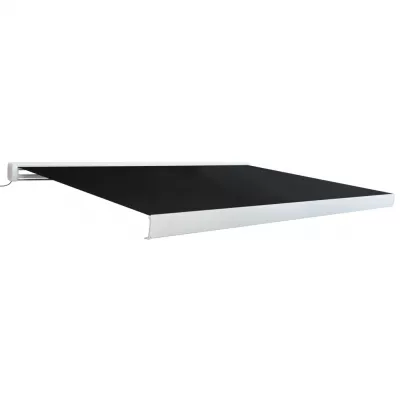 Copertină motorizată tip casetă, 350 cm, antracit