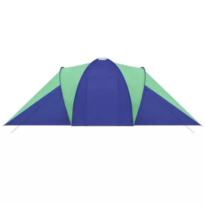 Cort camping 6 persoane, Bleumarin/Verde