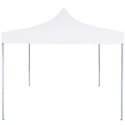 Cort de petrecere pliabil profesional, alb, 3 x 3 m, oțel