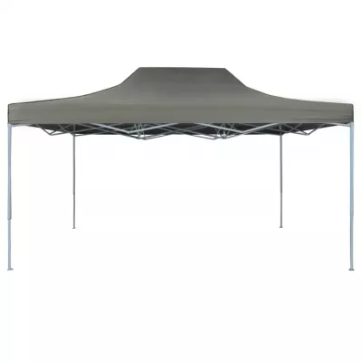 Cort de petrecere pliabil profesional, antracit, 3 x 4 m, oțel