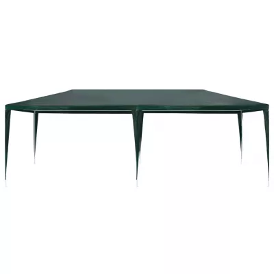 Cort de petrecere, verde, 3 x 6 m, PE