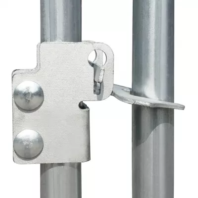 Coteț de exterior pentru păsări, 2,75x4x1,92 m, oțel galvanizat