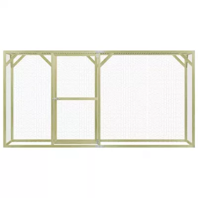 Coteț de găini, 1,5 x 3 x 1,5 m, lemn de pin tratat