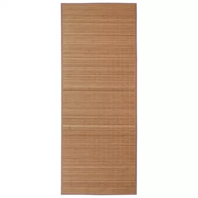 Covor pătrat din bambus 120 x 180 cm, maro