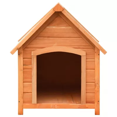 Cușcă de câine, 72x85x82 cm, lemn masiv de pin și brad