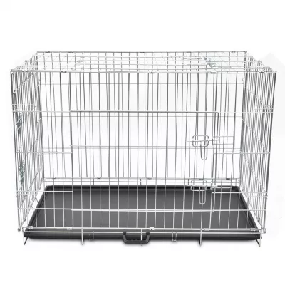 Cușcă pentru câini pliabilă, metal, XL