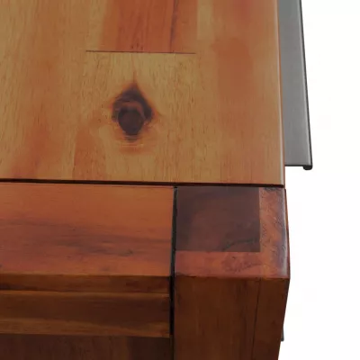 Cufăr cu sertare, lemn masiv de acacia, 45 x 32 x 115 cm