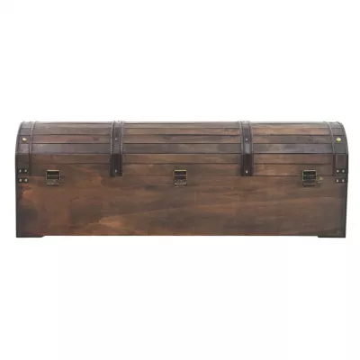Cufăr de depozitare, lemn masiv, stil vintage 120 x 30 x 40 cm