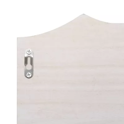 Cuier de perete, alb, 50 x 10 x 23 cm, lemn