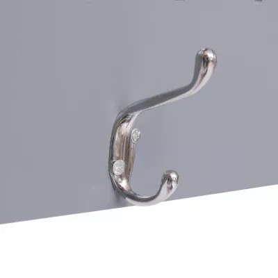 Cuier de perete FAMILY, gri, 74 x 29,5 cm