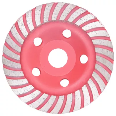 Disc de polizare diamantat tip cupă, cu turbo, 125 mm