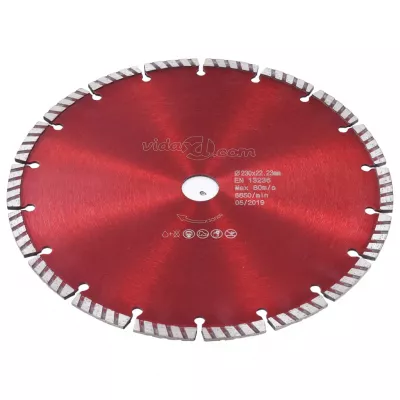 Disc diamantat de tăiere cu turbo oțel 230 mm