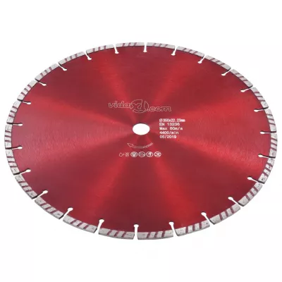 Disc diamantat de tăiere cu turbo, oțel, 350 mm