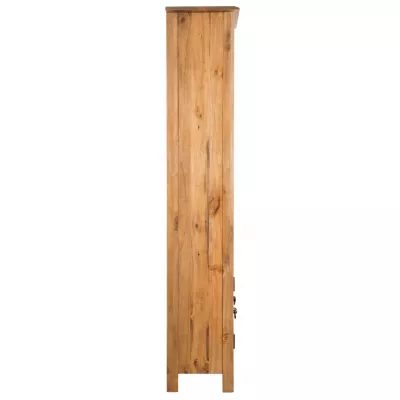 Dulap de baie, lemn masiv de pin reciclat 48x32x170 cm
