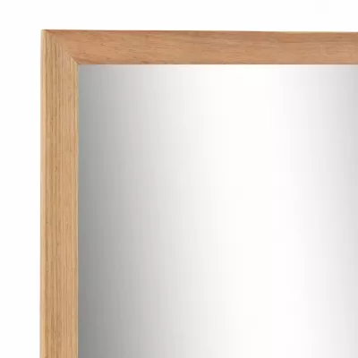 Dulap de chiuvetă cu oglindă, lemn masiv de nuc