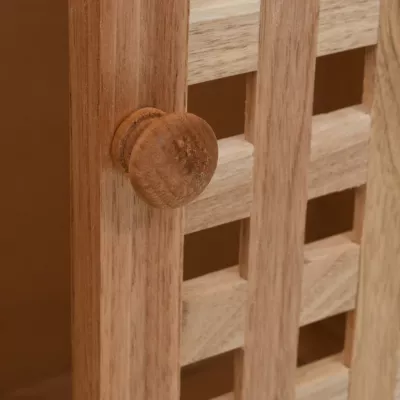 Dulap de chiuvetă, lemn masiv de nuc, 66 x 29 x 61 cm