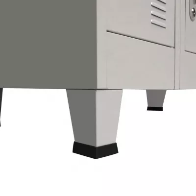 Dulap de vestiar cu 18 compartimente, metal, 90x40x180 cm