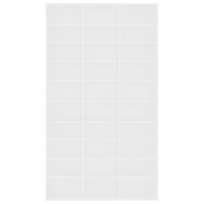 Dulap pentru CD-uri, alb, 102 x 23 x 177,5 cm, PAL