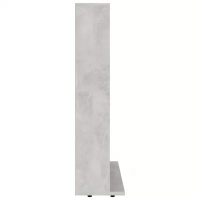 Dulap pentru CD-uri, gri beton, 102 x 23 x 89,5 cm, PAL