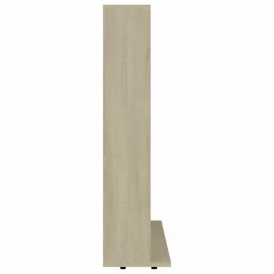 Dulap pentru CD-uri, stejar Sonoma, 102 x 23 x 89,5 cm, PAL