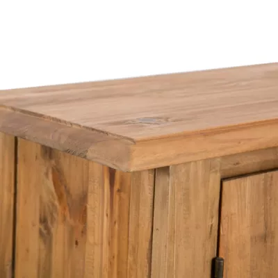 Dulap suspendat baie, lemn masiv de pin reciclat, 42x23x70 cm