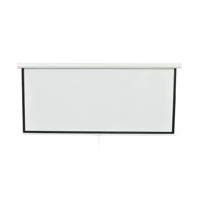 Ecran proiecție manual 160 x 123 cm alb opac 4:3 de tavan sau perete